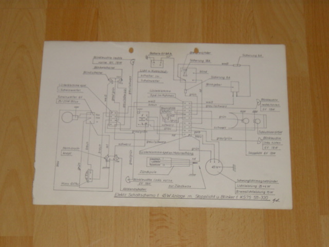 Electical diagram 511-320 KS 75