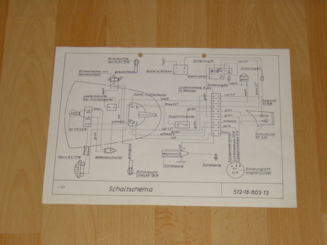 Electical diagram 512-16-803