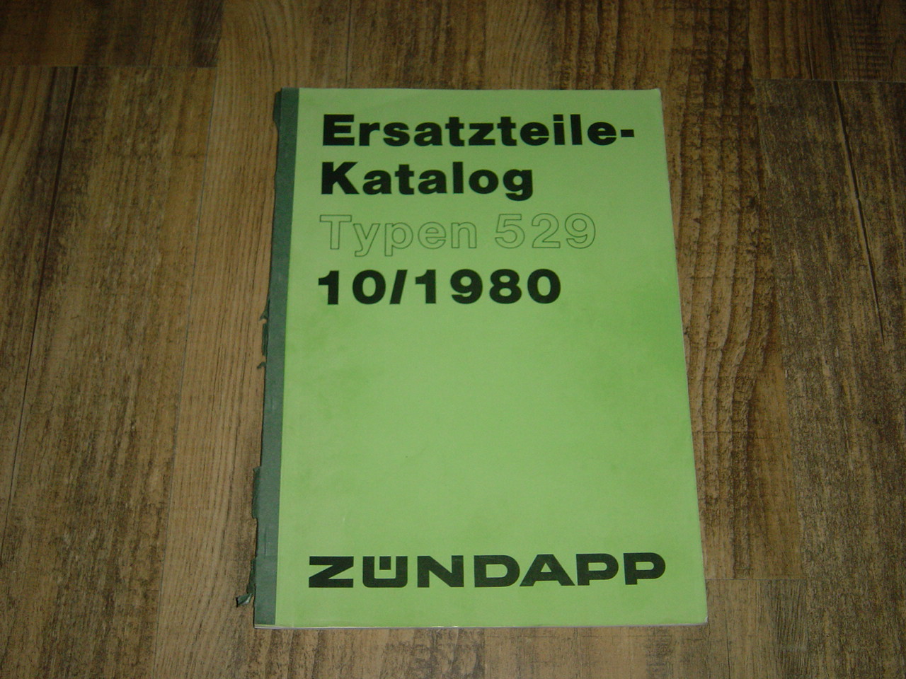 Ersatzteil-Katalog 529 1980-10